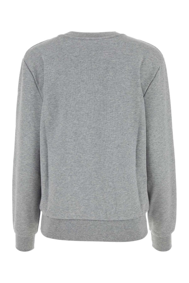A.P.C. Melange Grey Cotton Sweatshirt