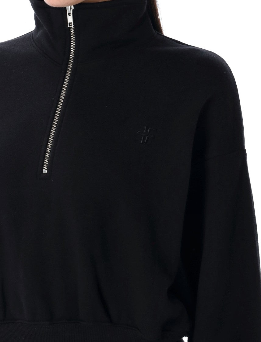 Eterne Half Zip Fleece Sweatshirt