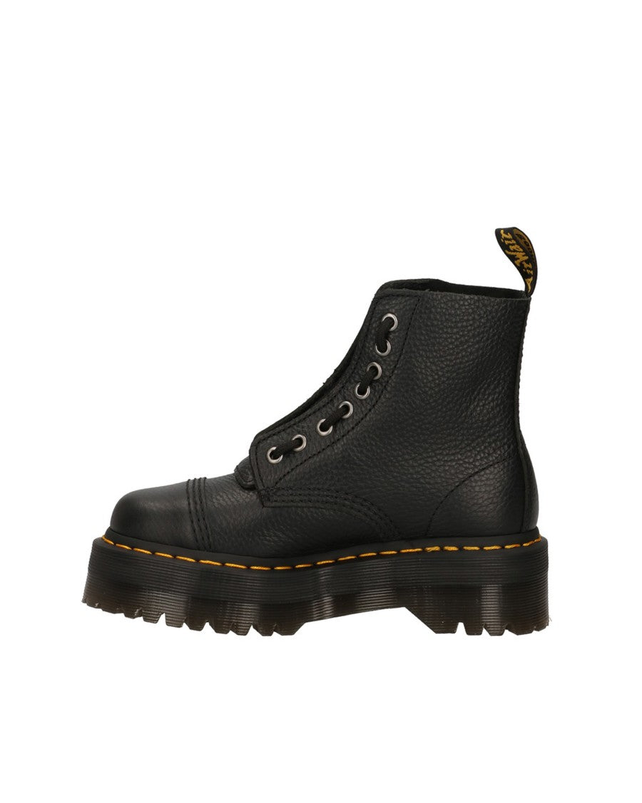 Dr. Martens Sinclair Black Milled Nappa Amphibian