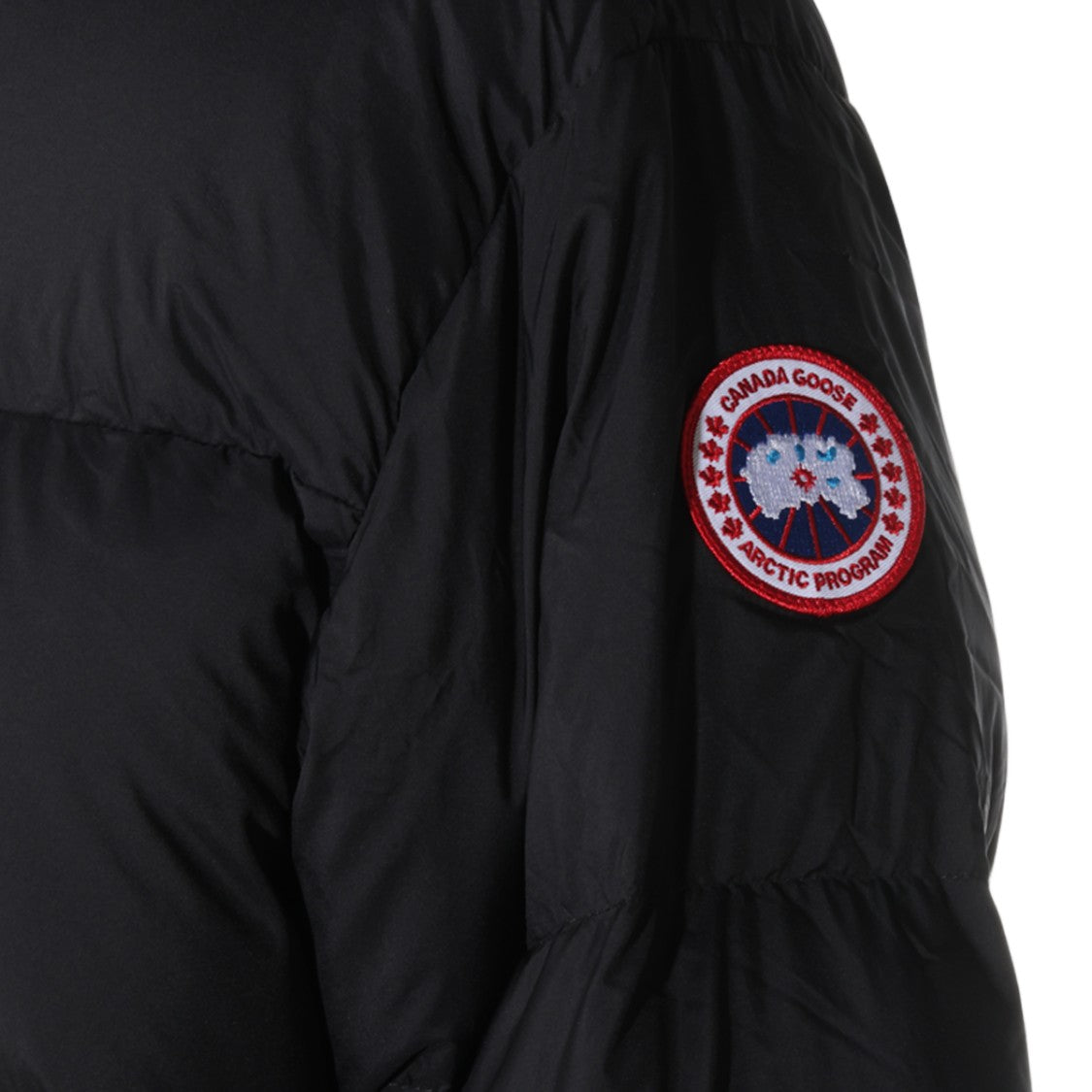 Canada Goose Black Quilted Hooded Down Jacket