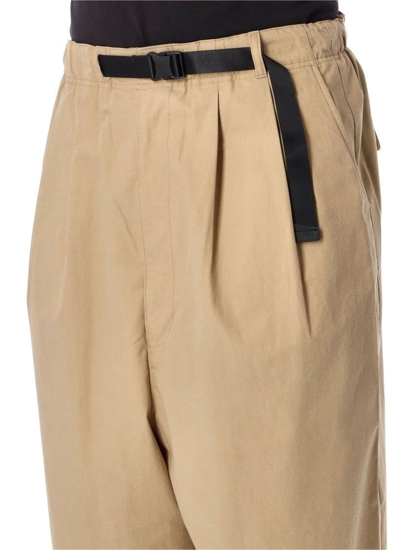 Comme Des Garçons Tapered Relaxed-Fit Belted Chino Pants