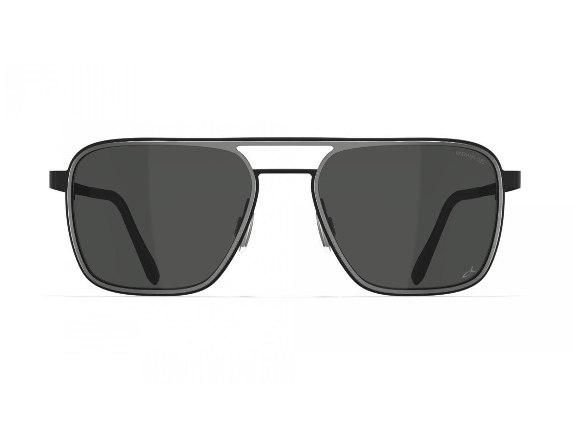 Blackfin Bf868 Rectangular Titanium Sunglasses