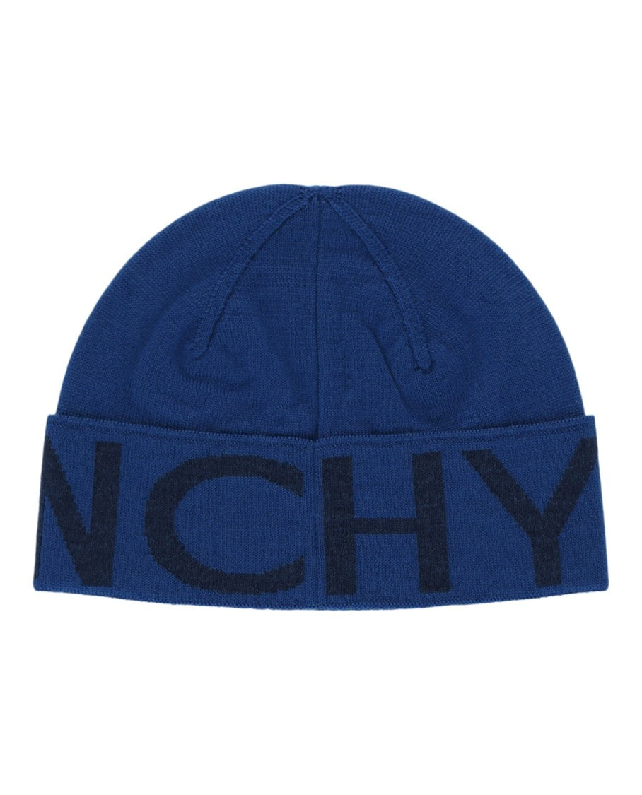 Givenchy Snug-Fit Wool Beanie With Bold Logo Design