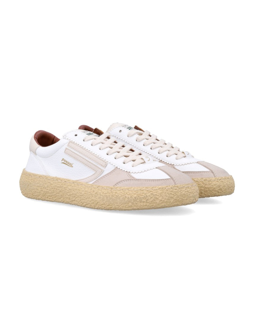 Puraai Vintage Suede Low-Top Sneakers