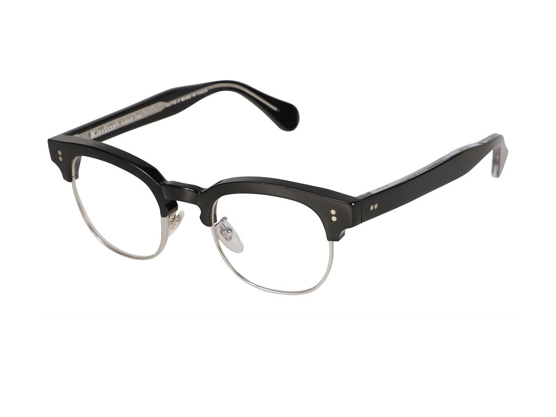 Kador Black Jolly Cm Browline Eyeglasses