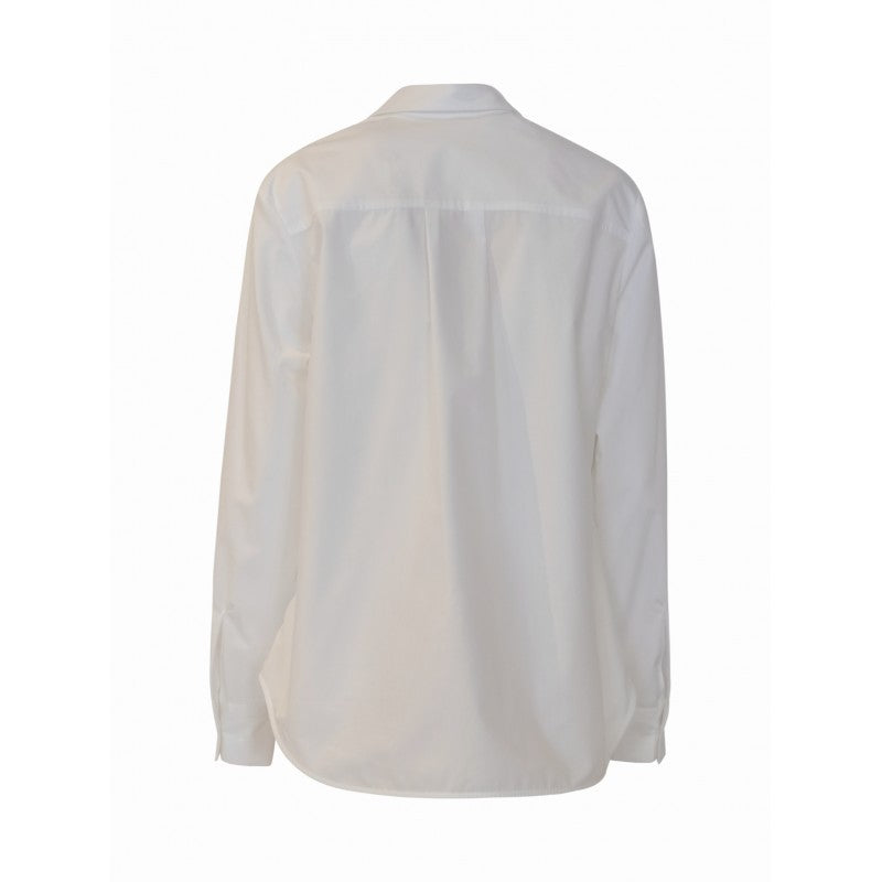 P.A.R.O.S.H. Parosh D381222 001 Cioccolato White Cotton Shirt