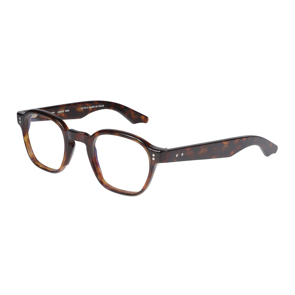 Kador K-Master Square Tortoiseshell Frame Eyeglasses With Metallic Rivets