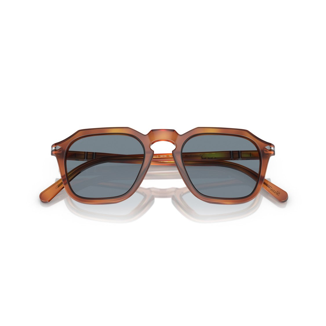 Persol 0Po3292s Geometric Acetate Sunglasses With Tortoiseshell Pattern