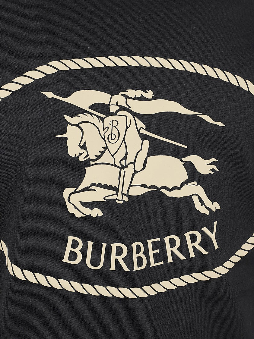 Burberry Signature Black Cotton T-Shirt
