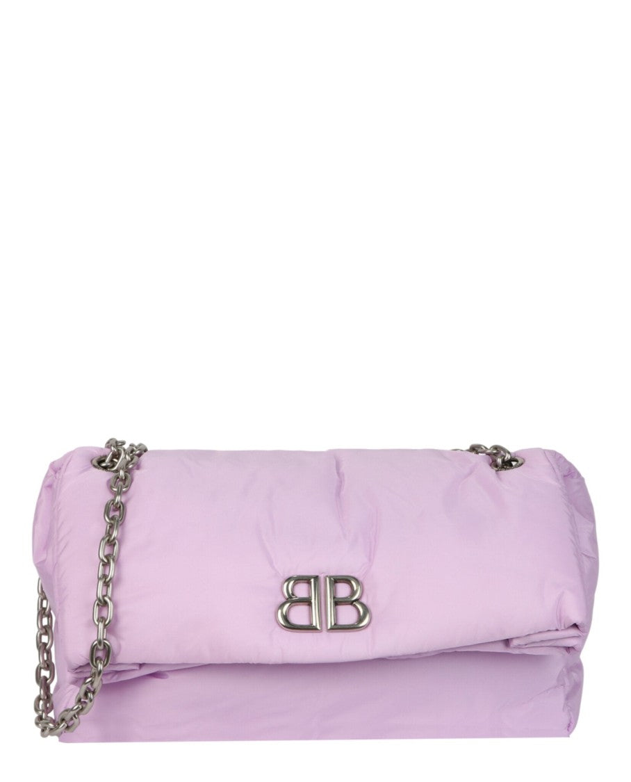 Balenciaga Monaco Medium Chain Bag In Recycled Dolmias