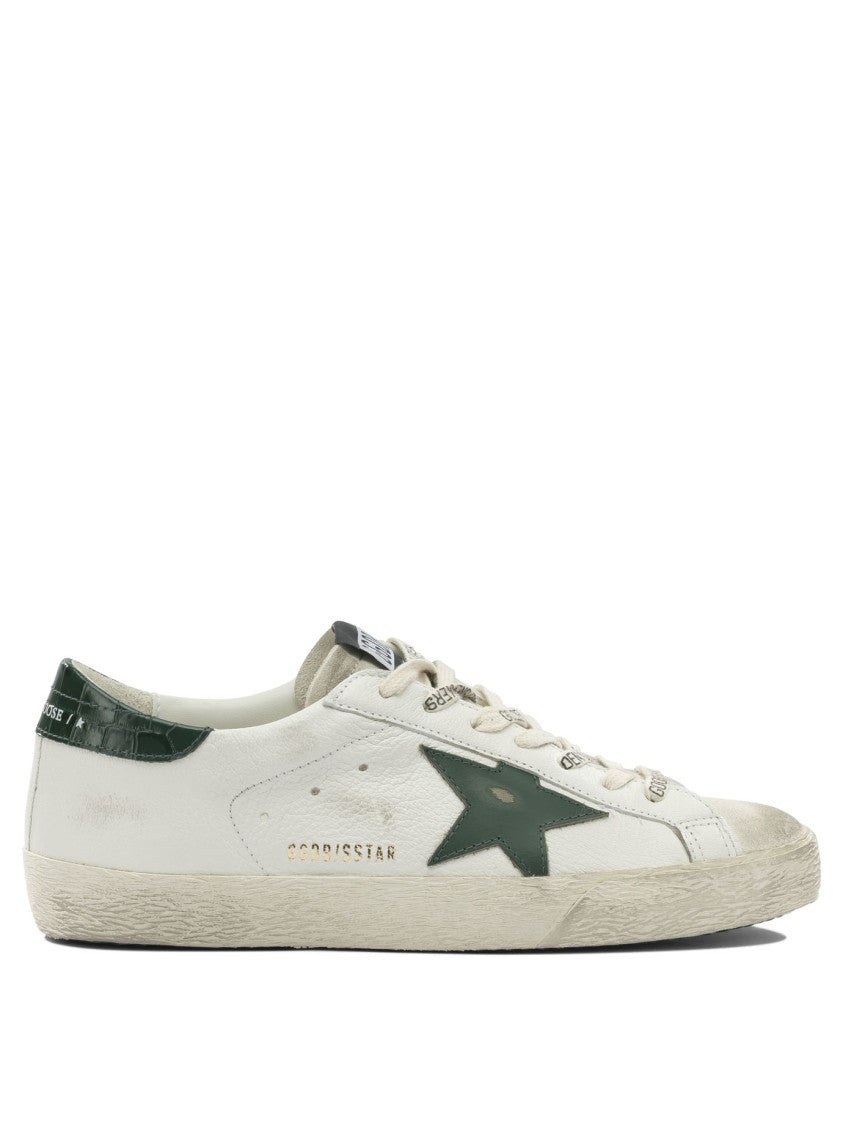 Golden Goose Low-Top Sneakers With Worn-In White Leather