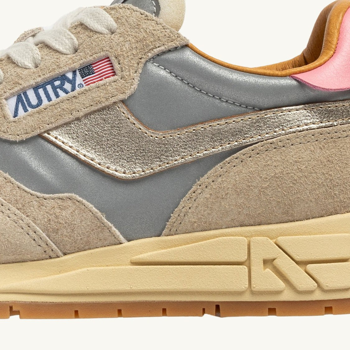 Autry Panel-Designed Sneakers Crafted From Suede And Nylon