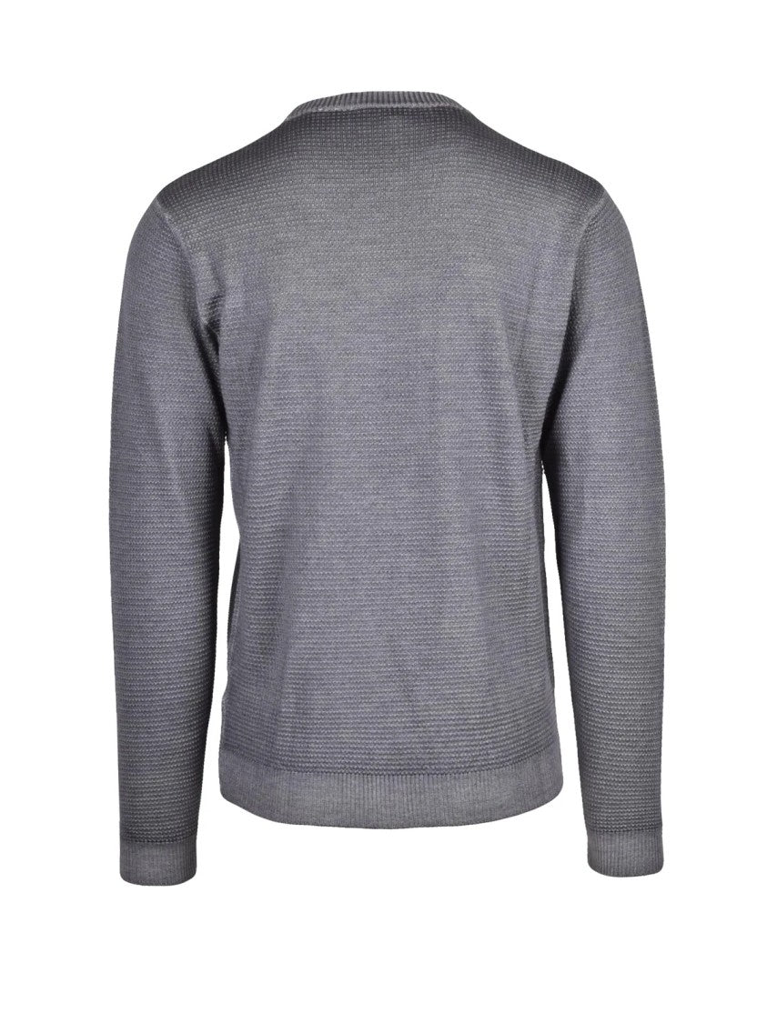 Wool & Co Crew Neck Pullover In 100% Extrafine Merino Wool