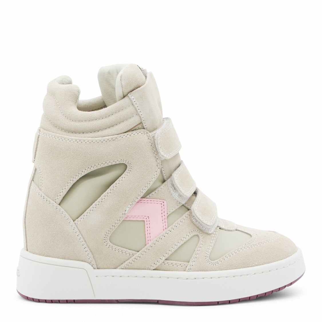 Isabel Marant Sculpted Sole Sneakers With Smooth Upper