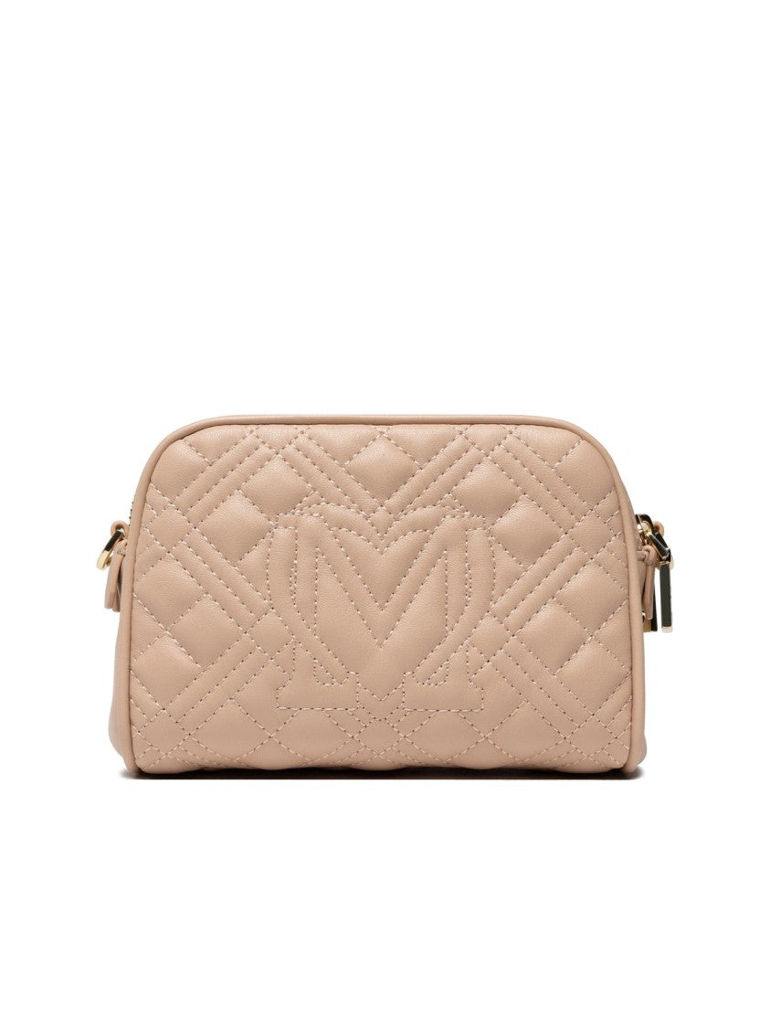 Moschino Quilted Logo Crossbody Camera Bag