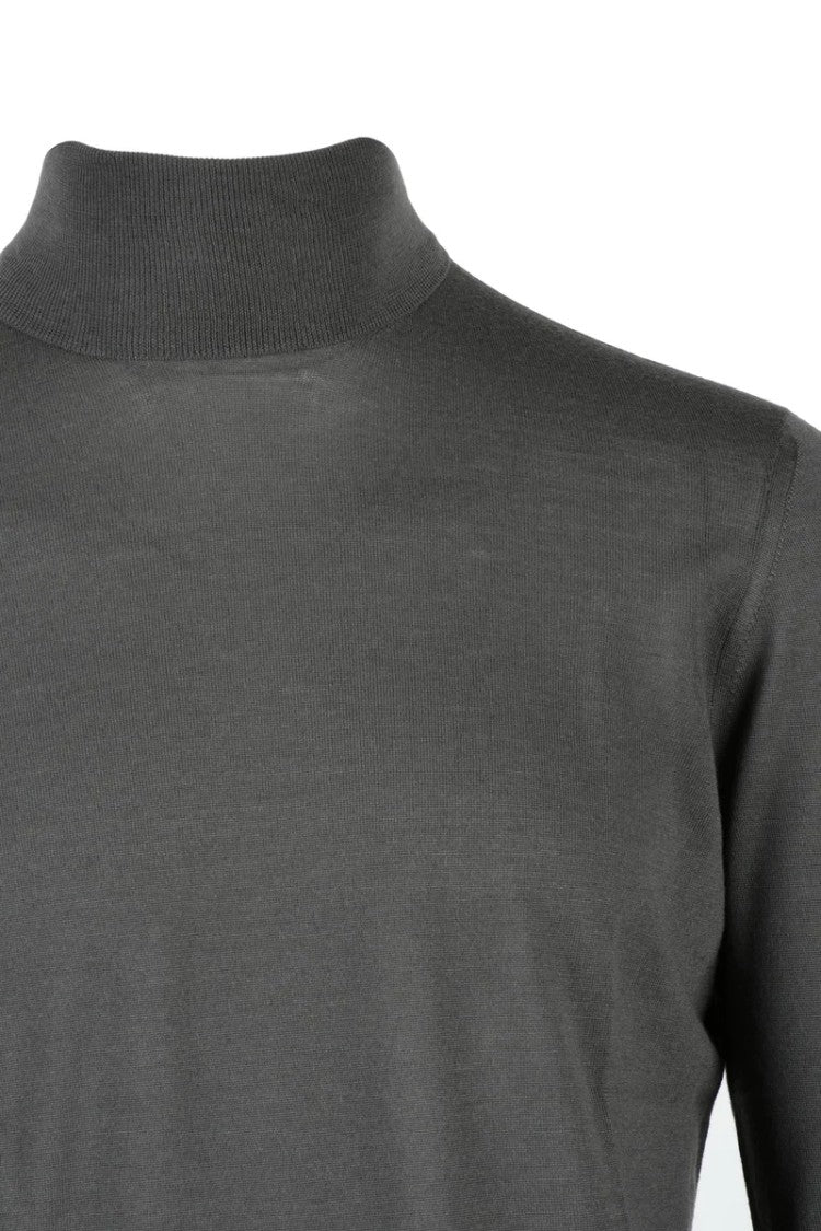 Drumohr Extrafine Merino Wool Turtleneck - Grey