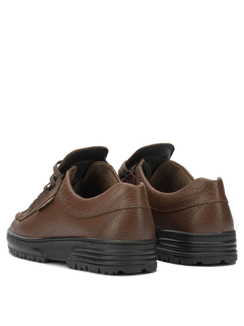 Mephisto Low-Top Textured Leather Sneakers