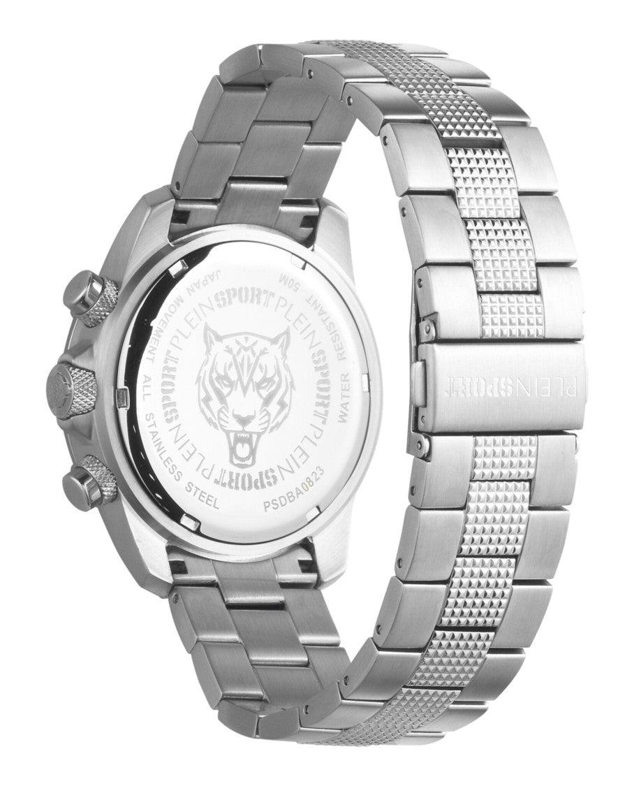 Plein Sport Hurricane Chronograph Watch With Black Sunray Dial