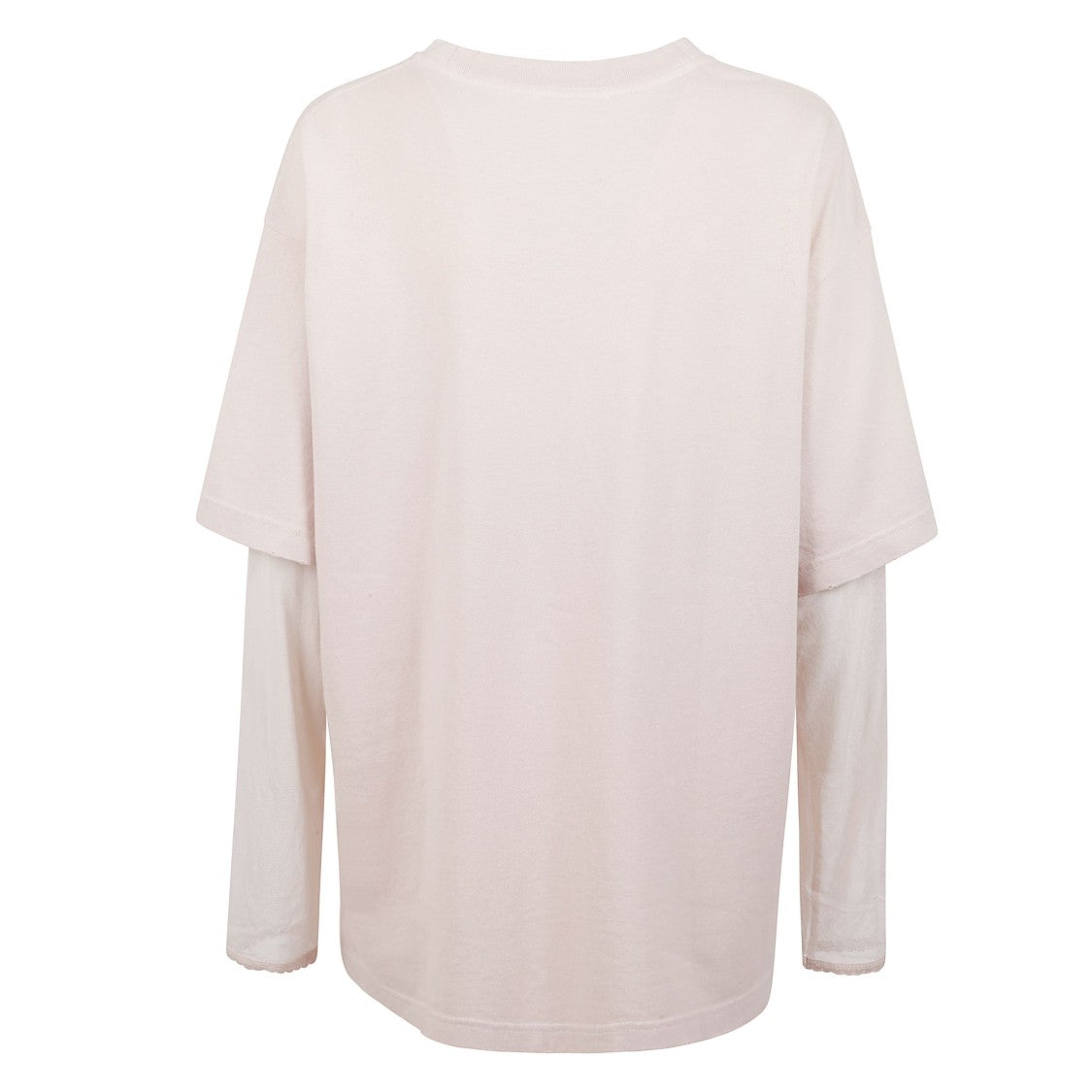 Acne Studios Vintage Look Layered Lace T-Shirt