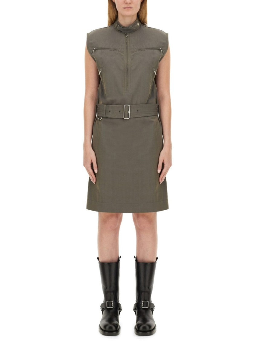 mini burberry dress Burberry Ada Pleated Wrap Mini Dress