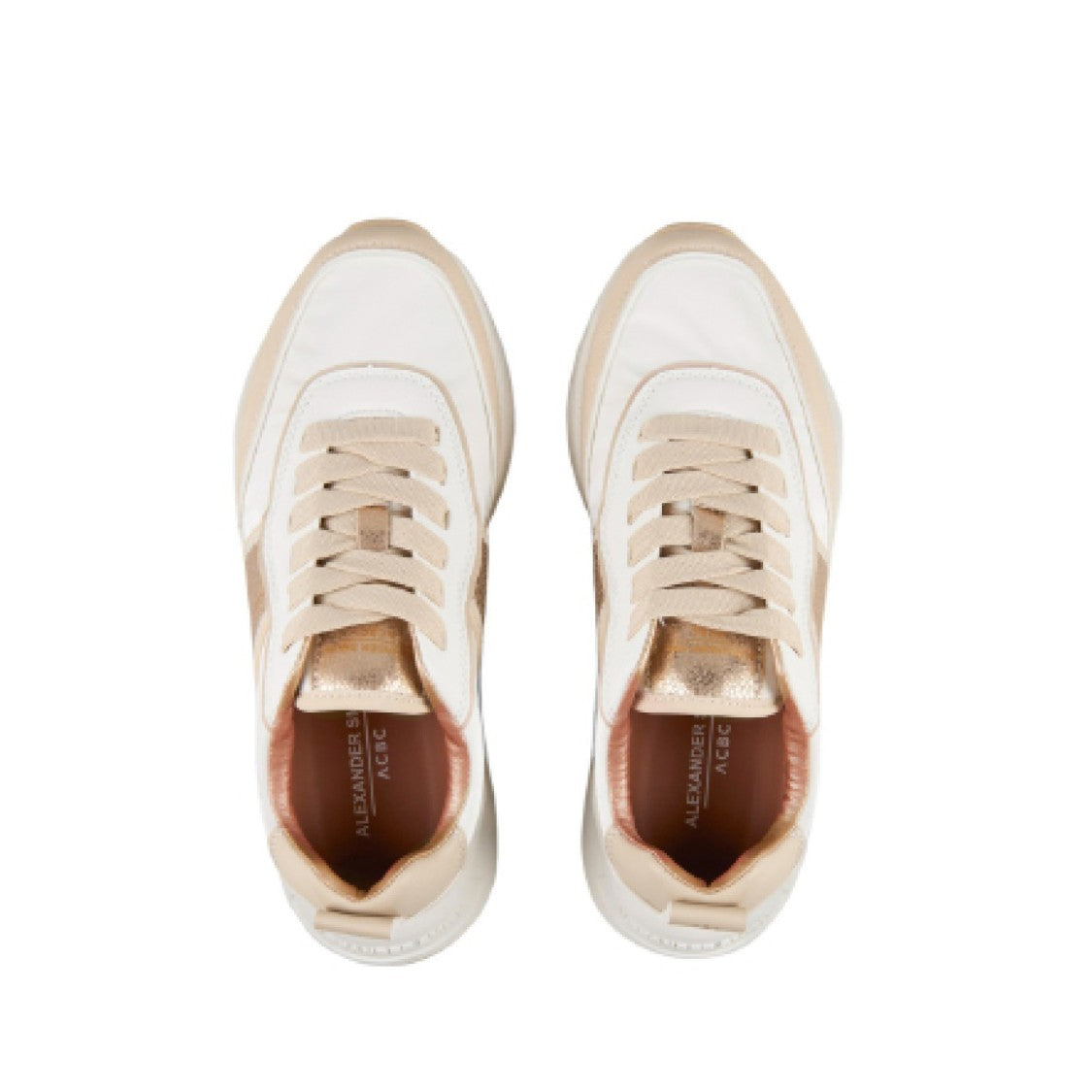Alexander Smith Ecodover Sneakers In Ivory Nubuck