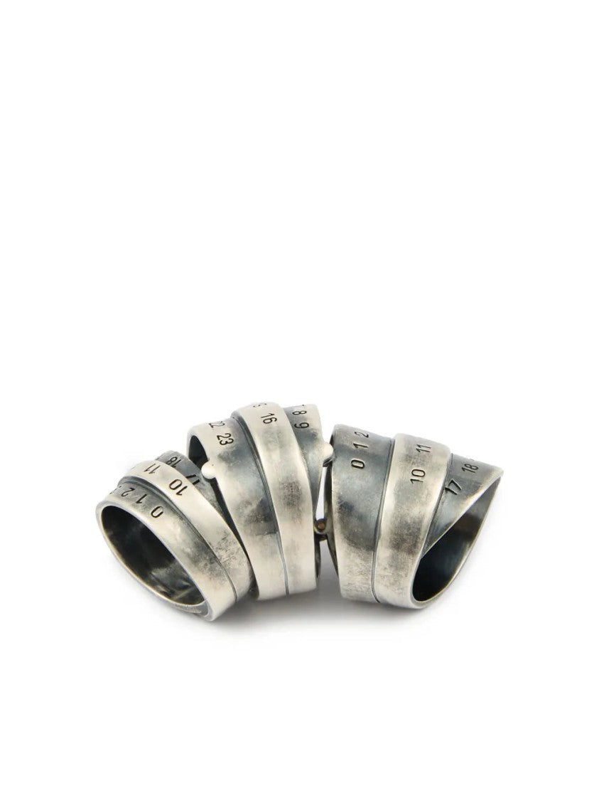 Mm6 By Maison Margiela Signautre Numbers Motif Ring