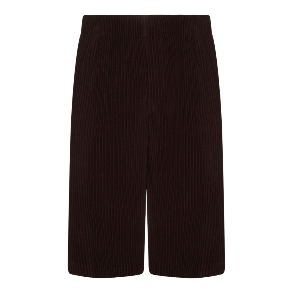 Homme Plissé Issey Miyake Mid-Length Pleated Shorts With Elastic Waistband