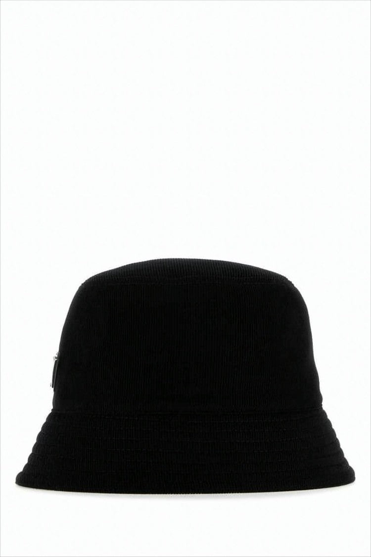 Prada Timeless Cotton Bucket Hat With Subtle Logo