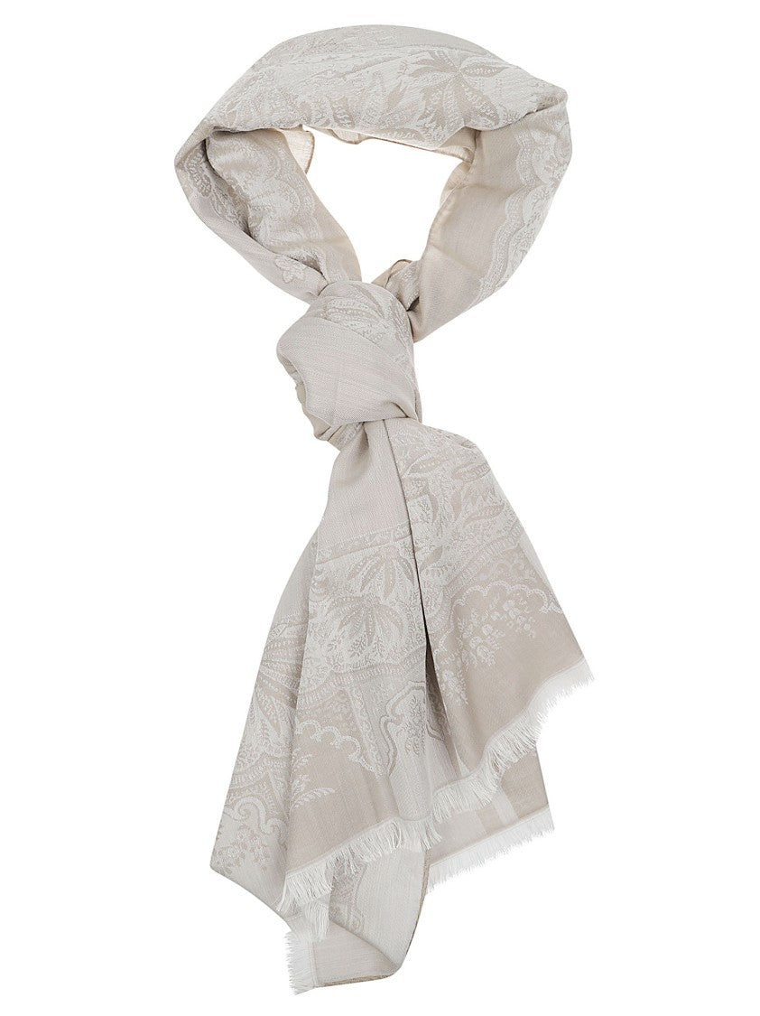 Etro Orfeo Floral Paisley Jacquard Scarf