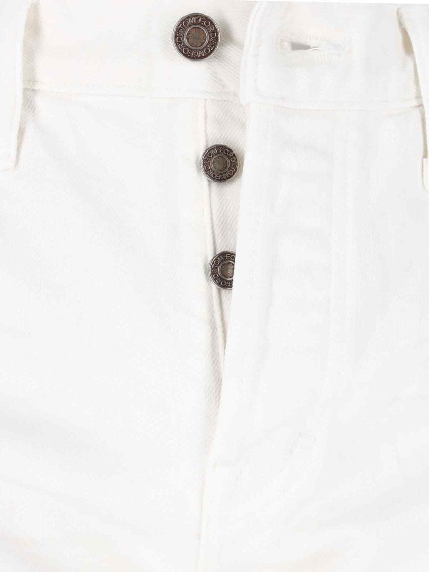 Tom Ford Straight Jeans – White