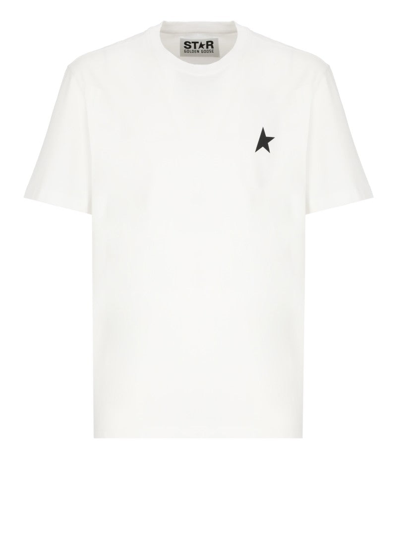 Golden Goose White Cotton T-Shirt