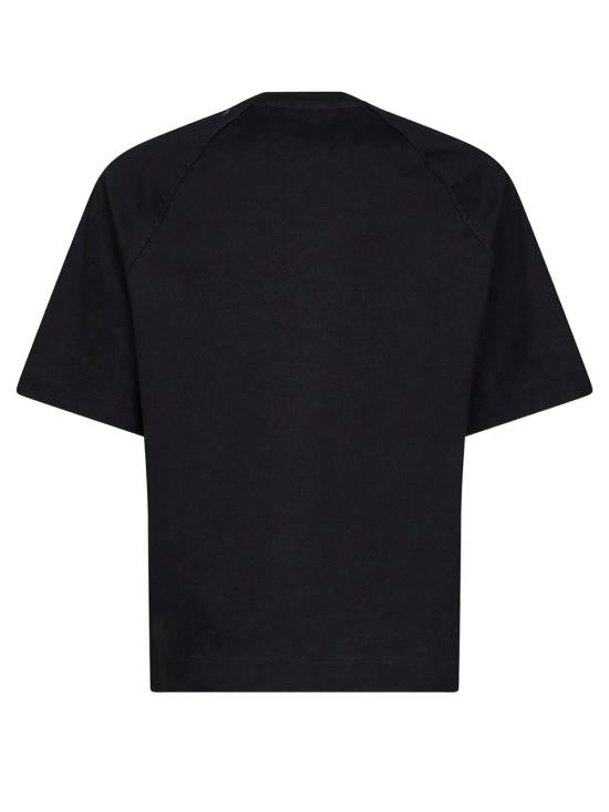 C.P. Company Short-Sleeved Black T-Shirt With Distinctive Patch Detail