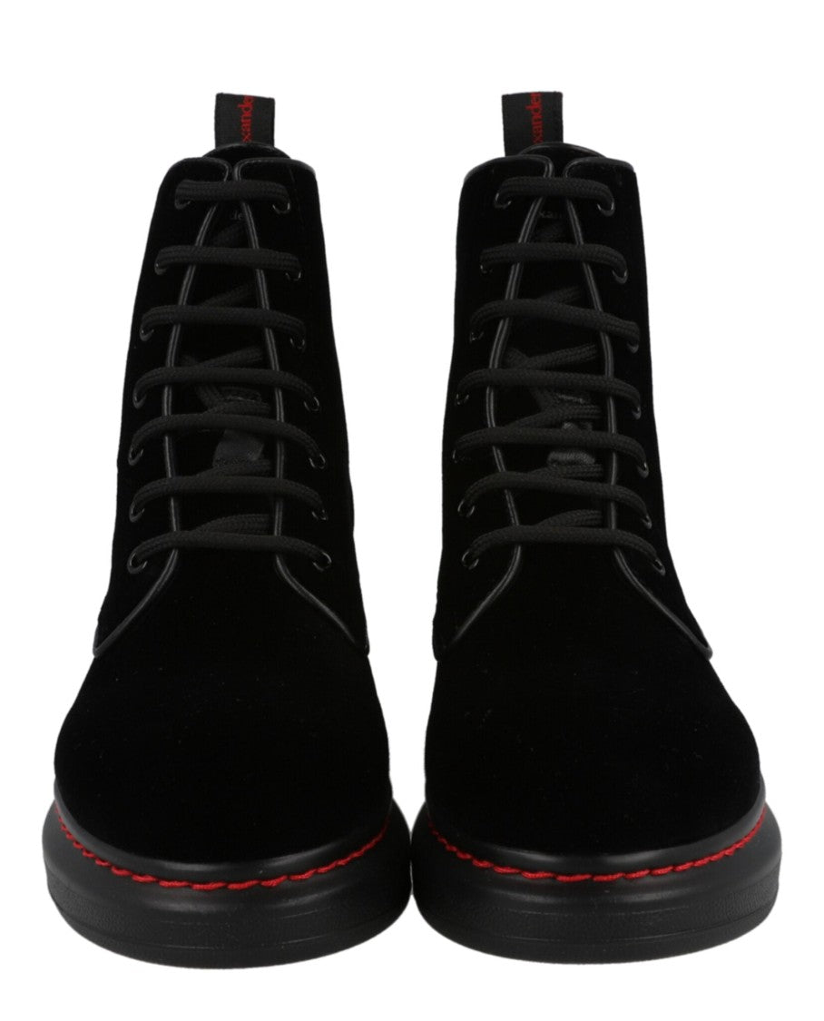 Alexander Mcqueen Hybrid Lace Up Boot