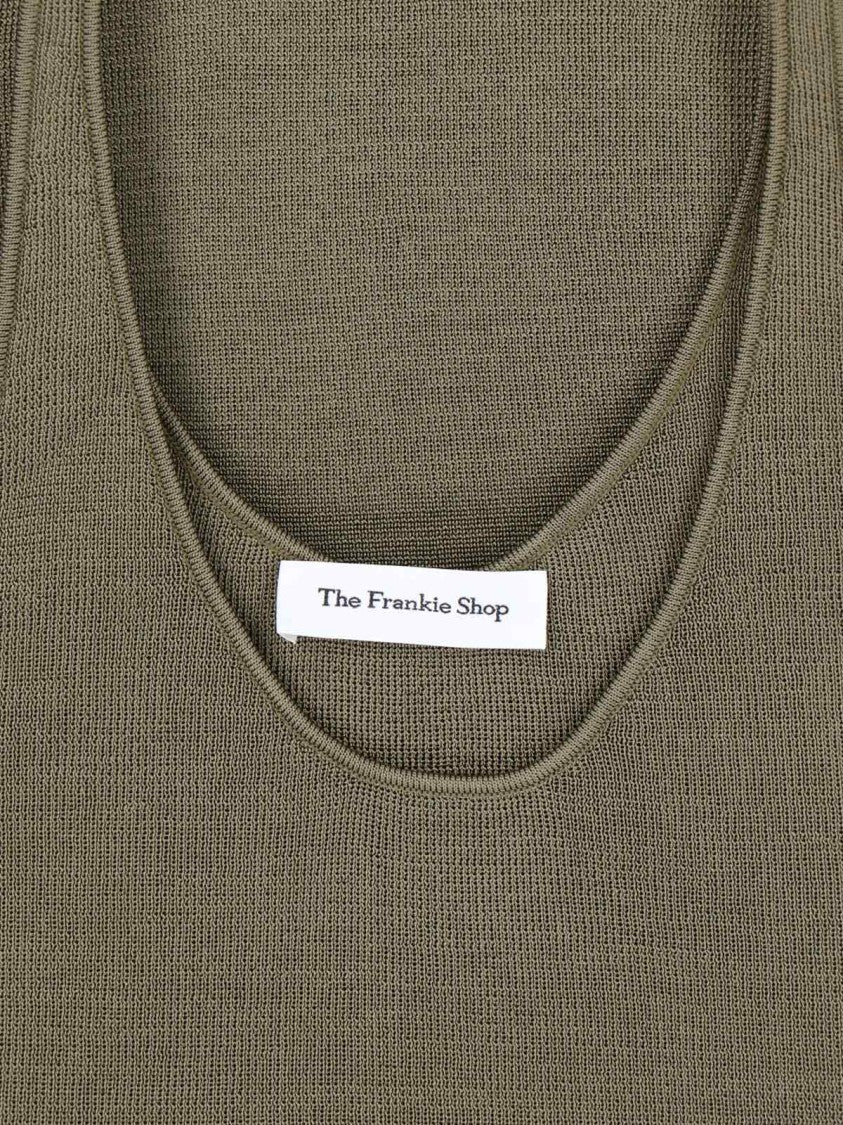 The Frankie Shop "Rivo" Knit Tank Top – Green
