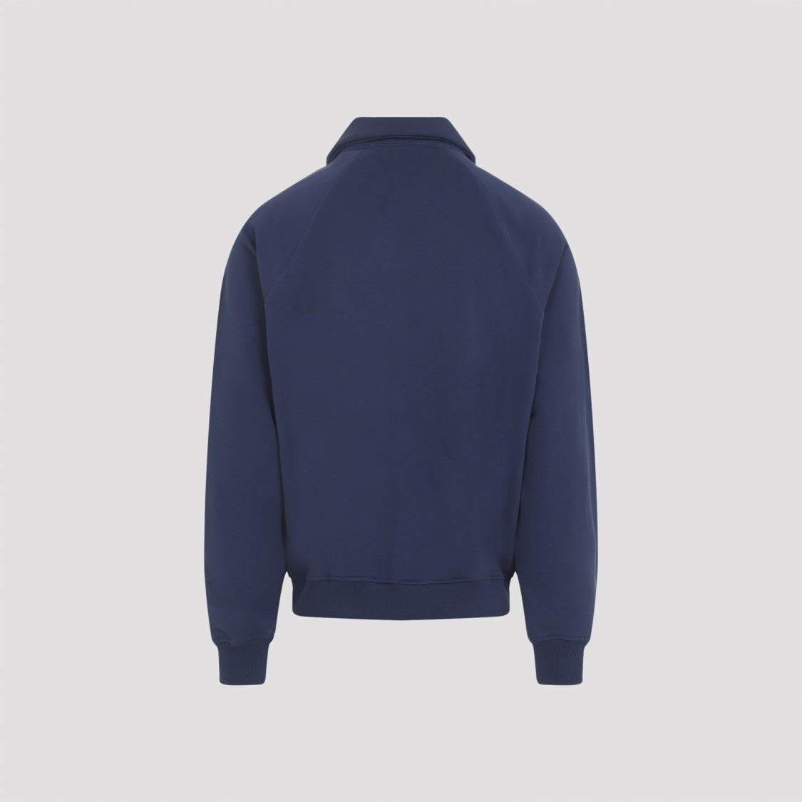 Casablanca Dress Blues Cotton Collar Sweatshirt