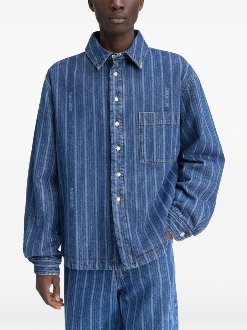Jacquemus Light Blue Le Chemise Boulanger Shirt