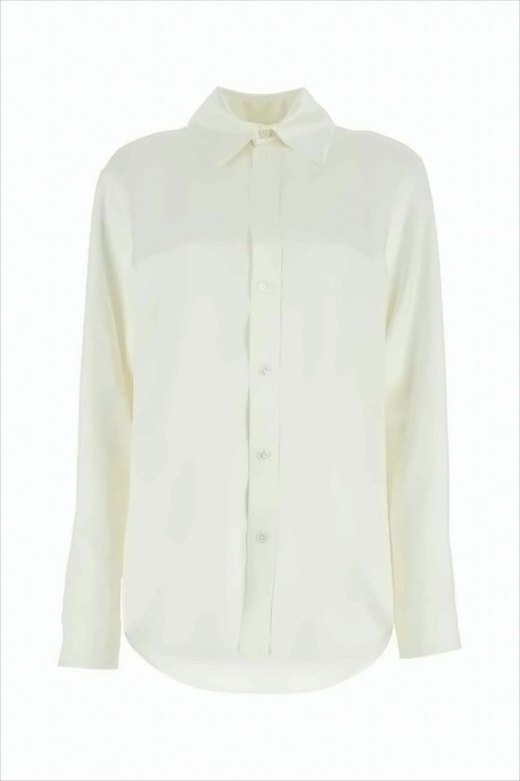 Bottega Veneta Silky White Button-Up Shirt
