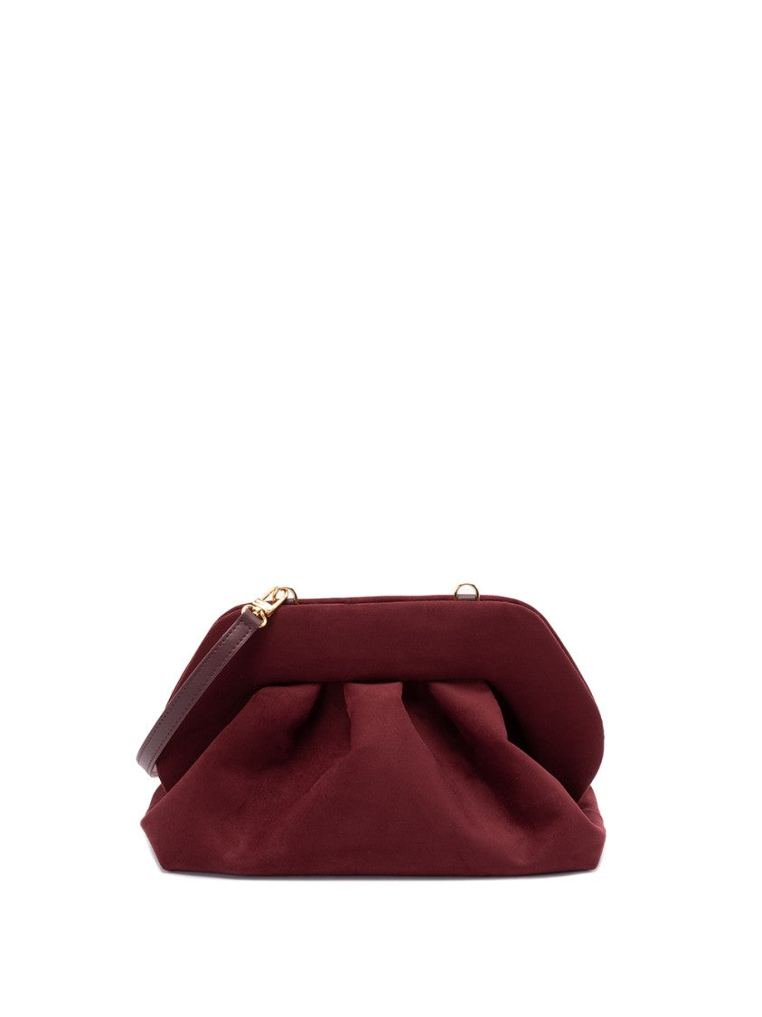Themoirè `Tia Suede` Clutch Bag