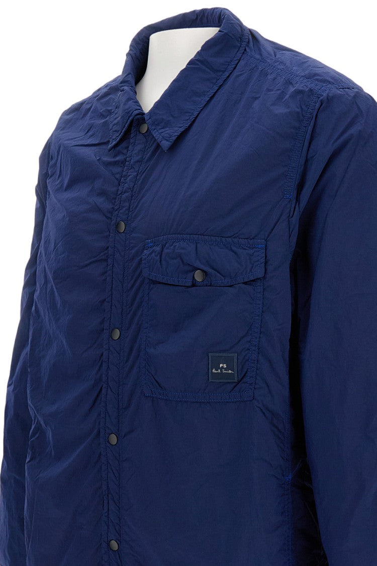 Paul Smith Nylon Sports Jacket With Snap Button Closure
