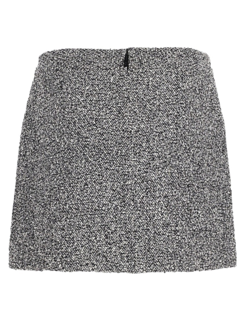 Michael Michael Kors Textured Mini Skirt With Subtle Side Pockets