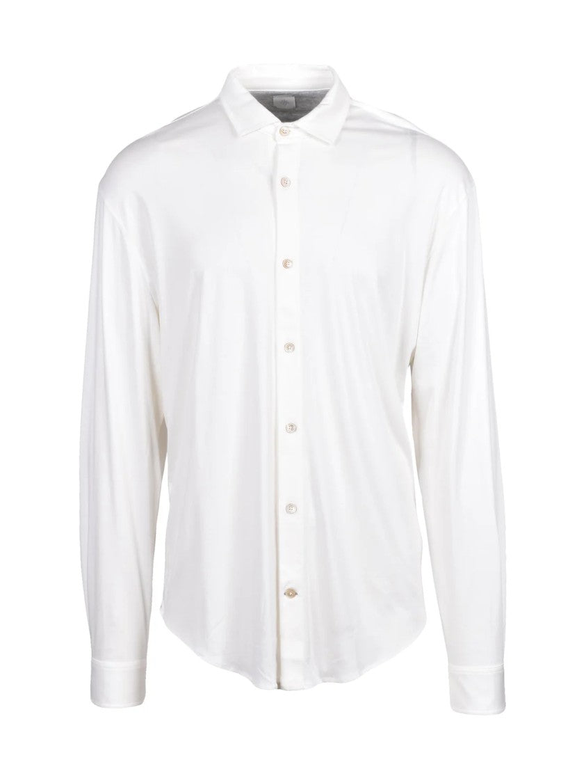 Eleventy Dandy Shirt In Soft Cotton-Modal Blend