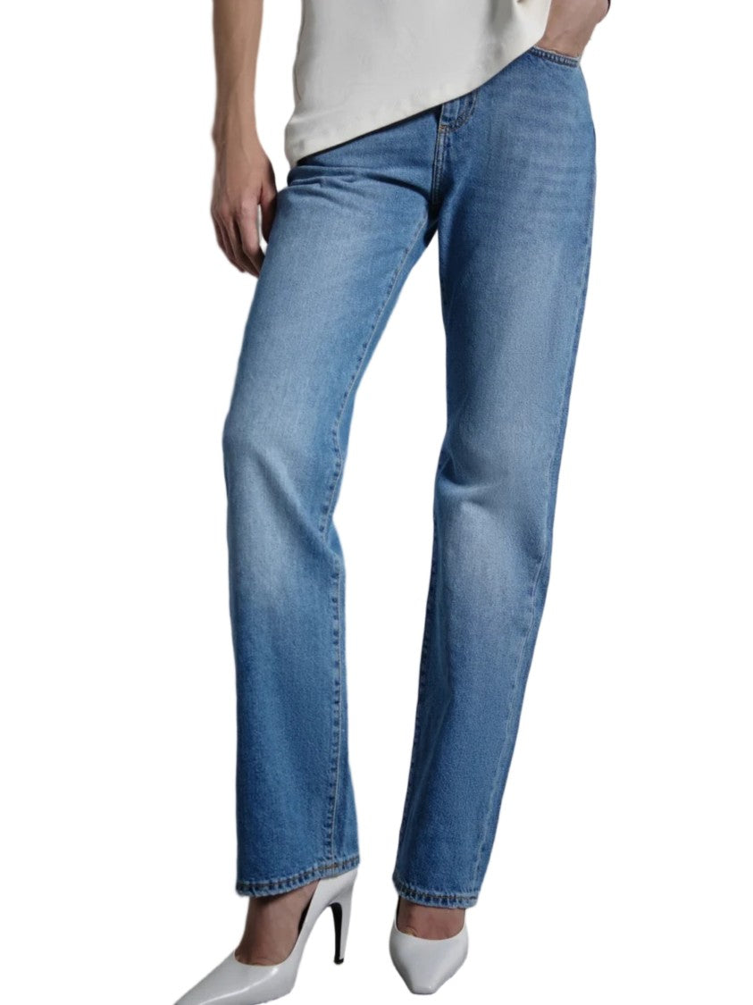 Washington Dee Cee Martha Traditional Five-Pocket Straight-Leg Jeans
