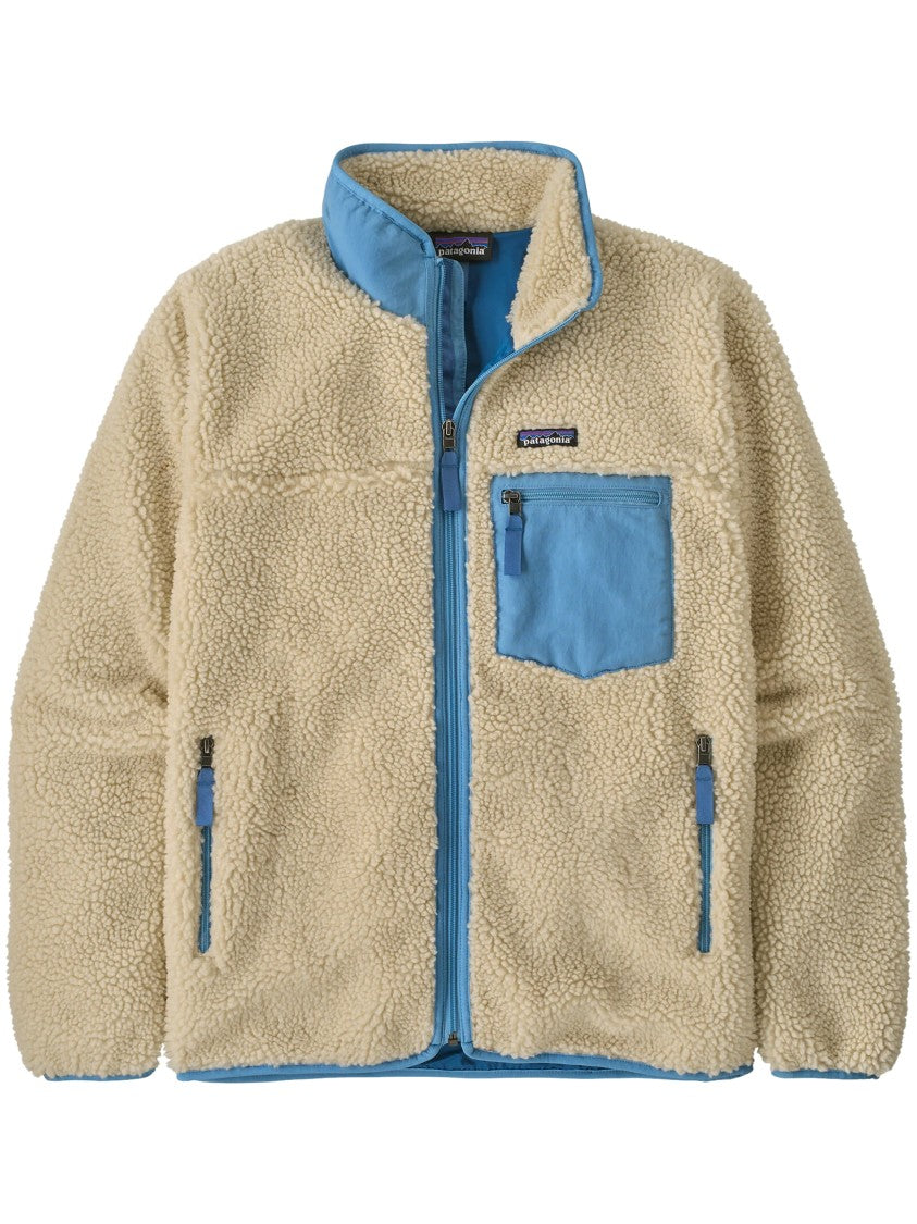 Patagonia Textured Fleece Jacket With Contrasting Trim