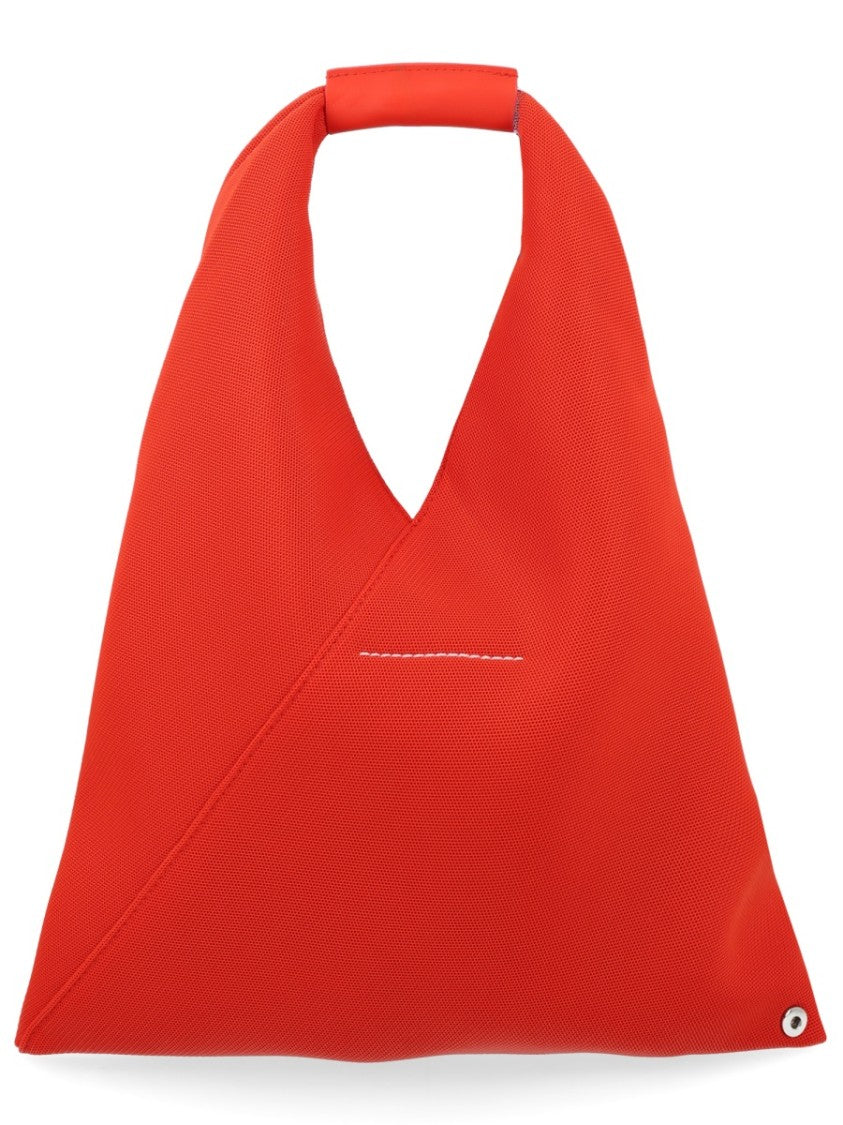 Mm6 By Maison Margiela Red Japanese Small Polyester Tote Bag