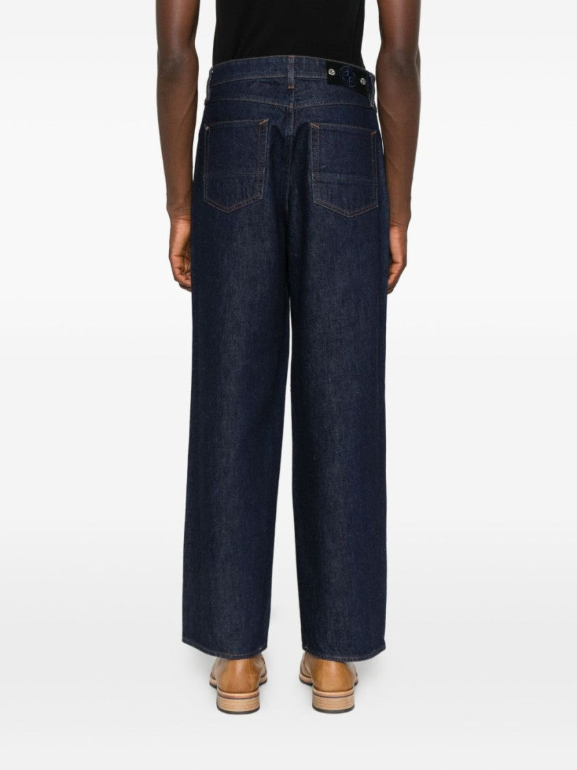 Stone Island Indigo-Dyed Organic Cotton Denim Jeans