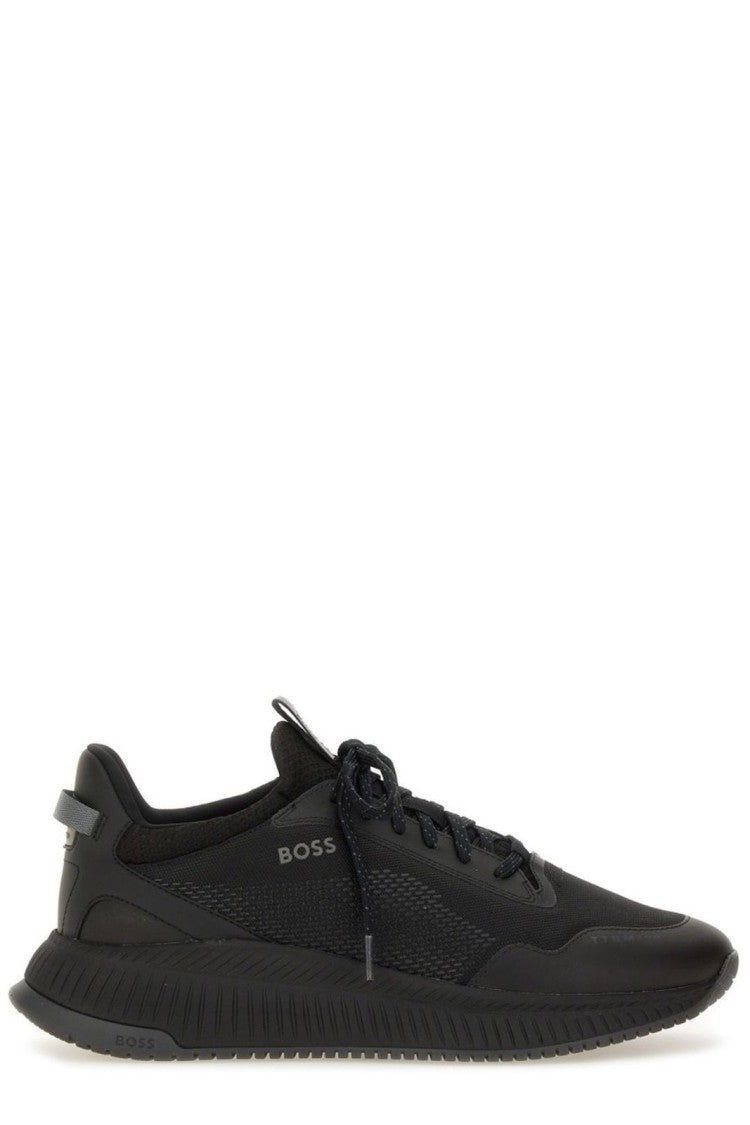 Boss Minimalist Low-Top Sneakers With Subtle Detailing