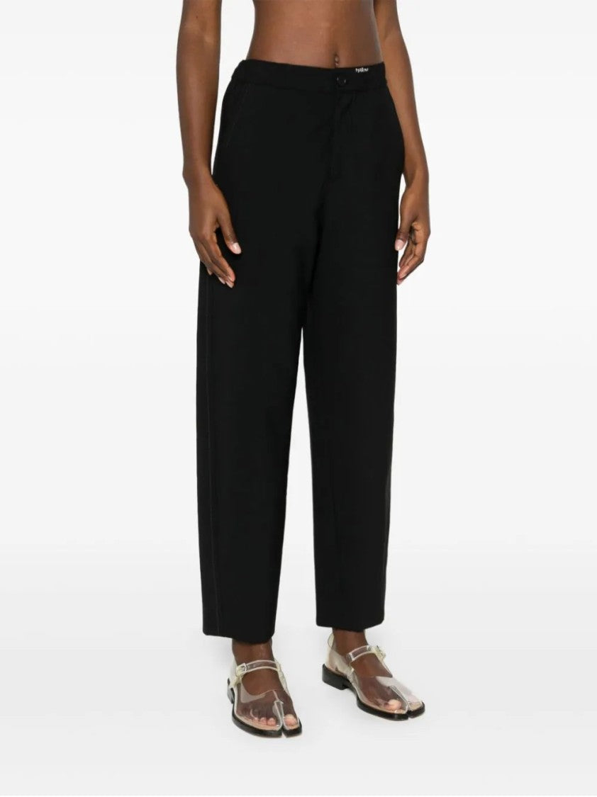 Marni Tailored Black Pants With Fabric Blend And Fit