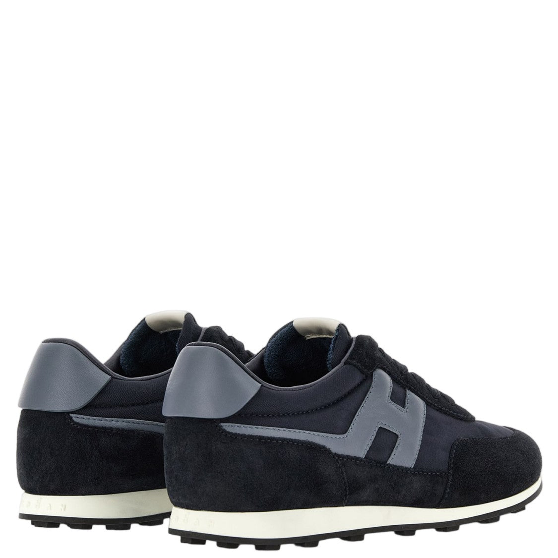 Hogan Nylon And Leather Sneakers
