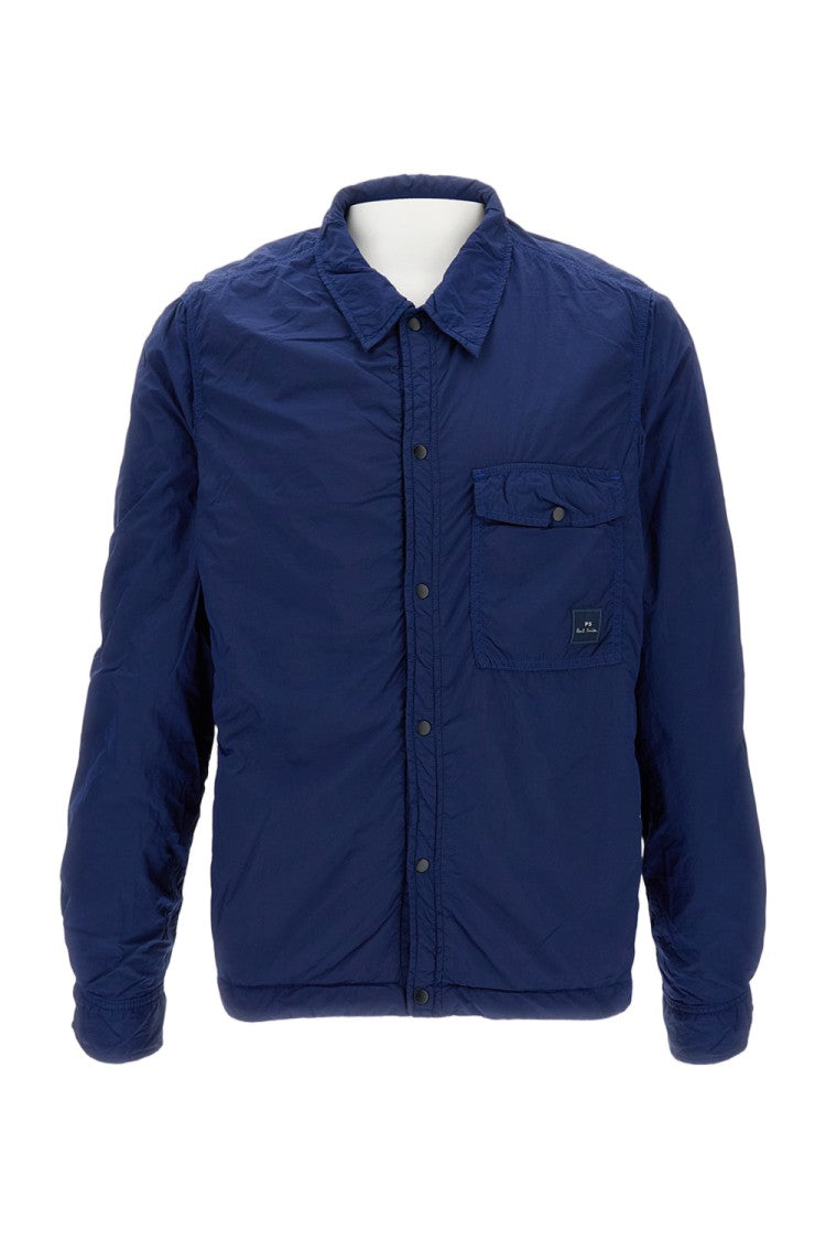Paul Smith Nylon Sports Jacket With Snap Button Closure