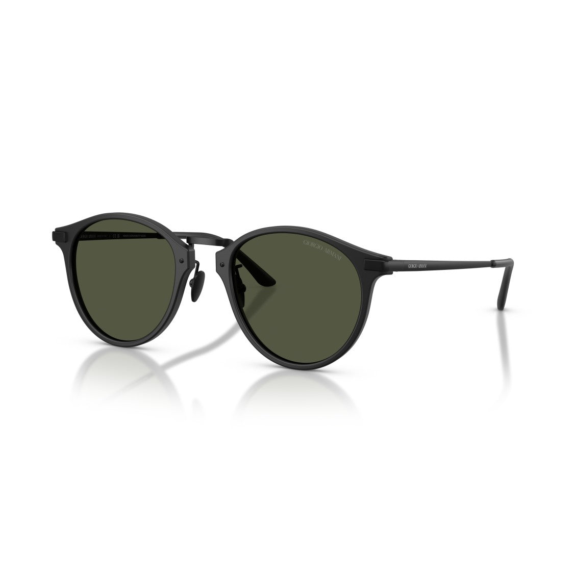 Giorgio Armani 0Ar8250 Round Frame Acetate Sunglasses With Thin Bridge